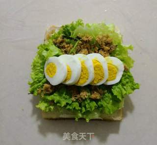 超厚三明治的做法步骤:5