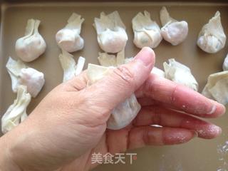 磷虾猪肉云吞的做法步骤:9