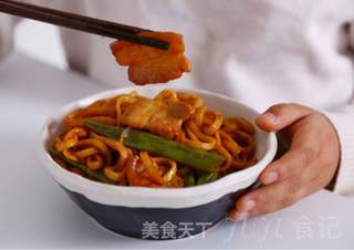 豆角焖面的做法步骤:9
