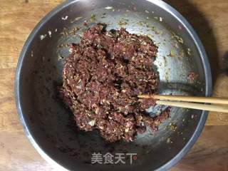 羊肉冰花水煎包的做法步骤:7