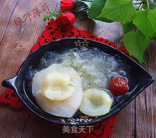 银耳炖梨的做法步骤:7