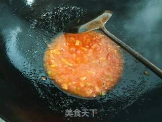 番茄浓汤汆肉片的做法步骤:10