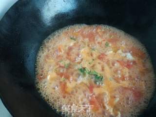 番茄浓汤汆肉片的做法步骤:16