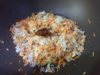 泰式北极磷虾炒饭的做法步骤:7