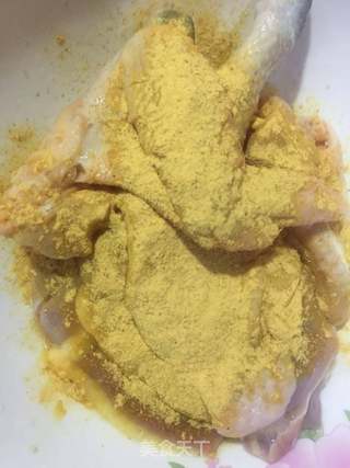 柠檬咖喱烤鸡腿的做法步骤:3