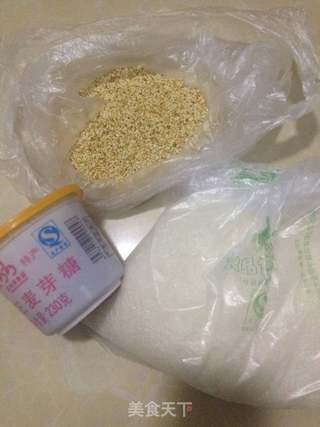 芝麻花生糖的做法步骤:2