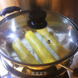 猪肉香菇鸡蛋卷的做法步骤:14