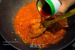 西西里岛鳀鱼番茄意面的做法步骤:6