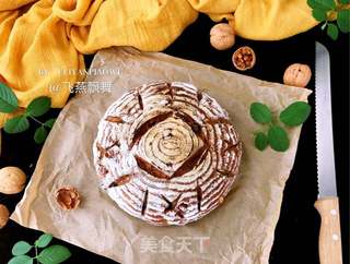 蝶豆花星空欧包的做法步骤:14