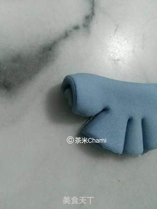 蝴蝶馒头的做法步骤:5
