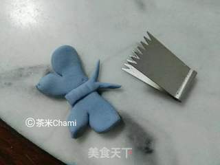 蝴蝶馒头的做法步骤:9