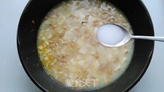 芋头油渣豆腐羹的做法步骤：6