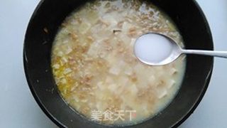 芋头油渣豆腐羹的做法步骤:6