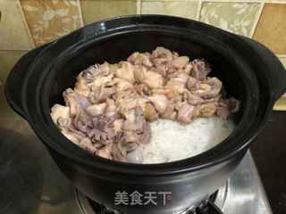 黑乐砂锅鸡肉煲仔饭的做法步骤:10