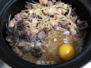 黑乐砂锅鸡肉煲仔饭的做法步骤:16