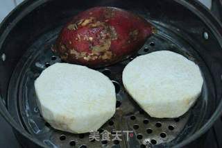 #快手懒人餐#豆浆芋圆的做法步骤：2