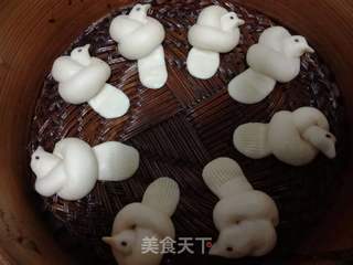 小鸟馒头的做法步骤:11