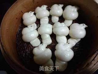 小鸟馒头的做法步骤:12