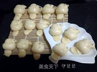 小鸟馒头的做法步骤:13