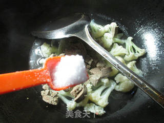 鸭肝花菜羹的做法步骤：4
