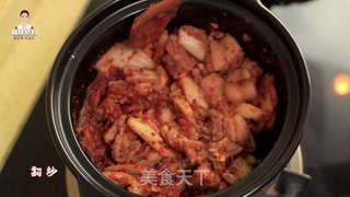 韩式辣白菜豆腐汤的做法步骤:8