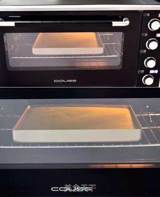 柠檬香抹茶蜜豆瑞士卷的做法步骤:9