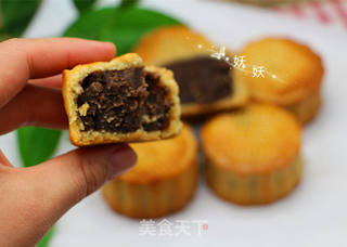 风炉广式豆沙月饼的做法步骤:20