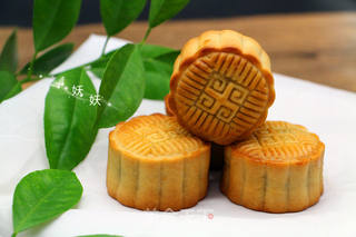 风炉广式豆沙月饼的做法步骤:19
