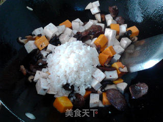 香芋南瓜焖饭的做法步骤:9