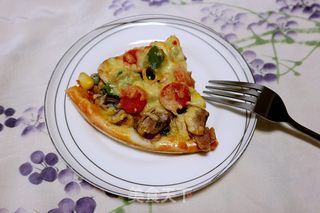 鸡肉田园披萨的做法步骤:15