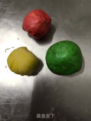 圣诞花环奶酪面包的做法步骤:5