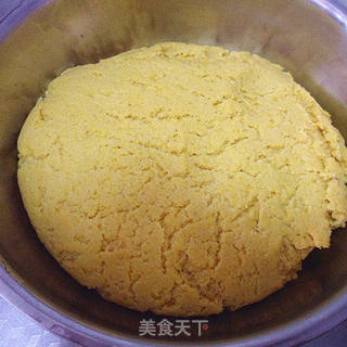 玉米面野菜团子的做法步骤:5
