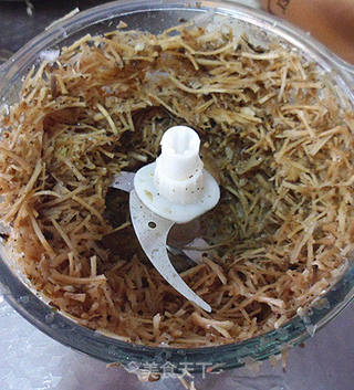 玉米面野菜团子的做法步骤:6