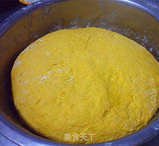 南瓜面猪肉大葱包子的做法步骤:4