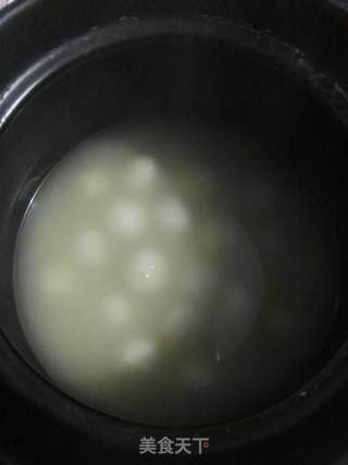 小米粥煮糯米丸子的做法步骤:5