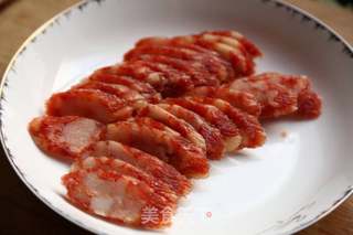 腊肠煲仔饭的做法步骤:4