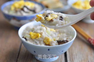 燕麦鸡蛋瘦肉粥的做法步骤:12