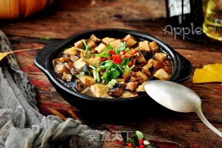 香菇肉末豆腐煲的做法步骤:12