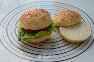 芝士汉堡包的做法步骤:7
