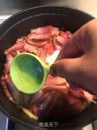 超正宗的广式腊味煲仔饭的做法步骤:9