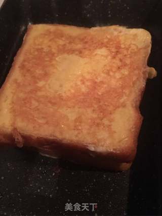培根版西多士的做法步骤:12