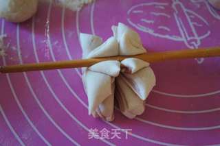 彩色花卷的做法步骤:6