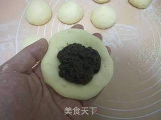 玉米面红糖麻酱烧饼的做法步骤:13