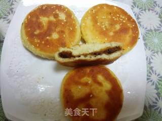玉米面红糖麻酱烧饼的做法步骤:20