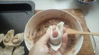 节日宴客好菜——炸抄手的做法步骤:9