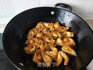 节日宴客好菜——炸抄手的做法步骤:13