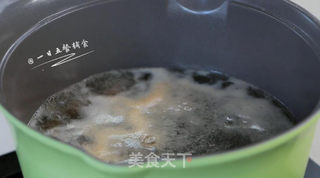 牛肉干贝鸡蛋豆腐羹的做法步骤:8