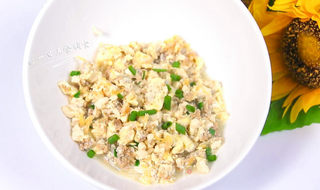牛肉干贝鸡蛋豆腐羹的做法步骤:13