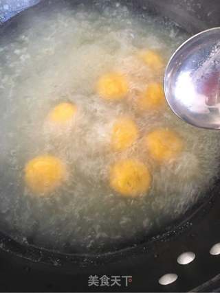 红薯水果汤圆的做法步骤:12