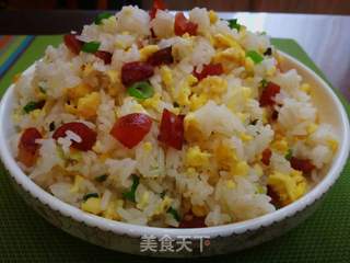 蛋炒饭的做法步骤:5
